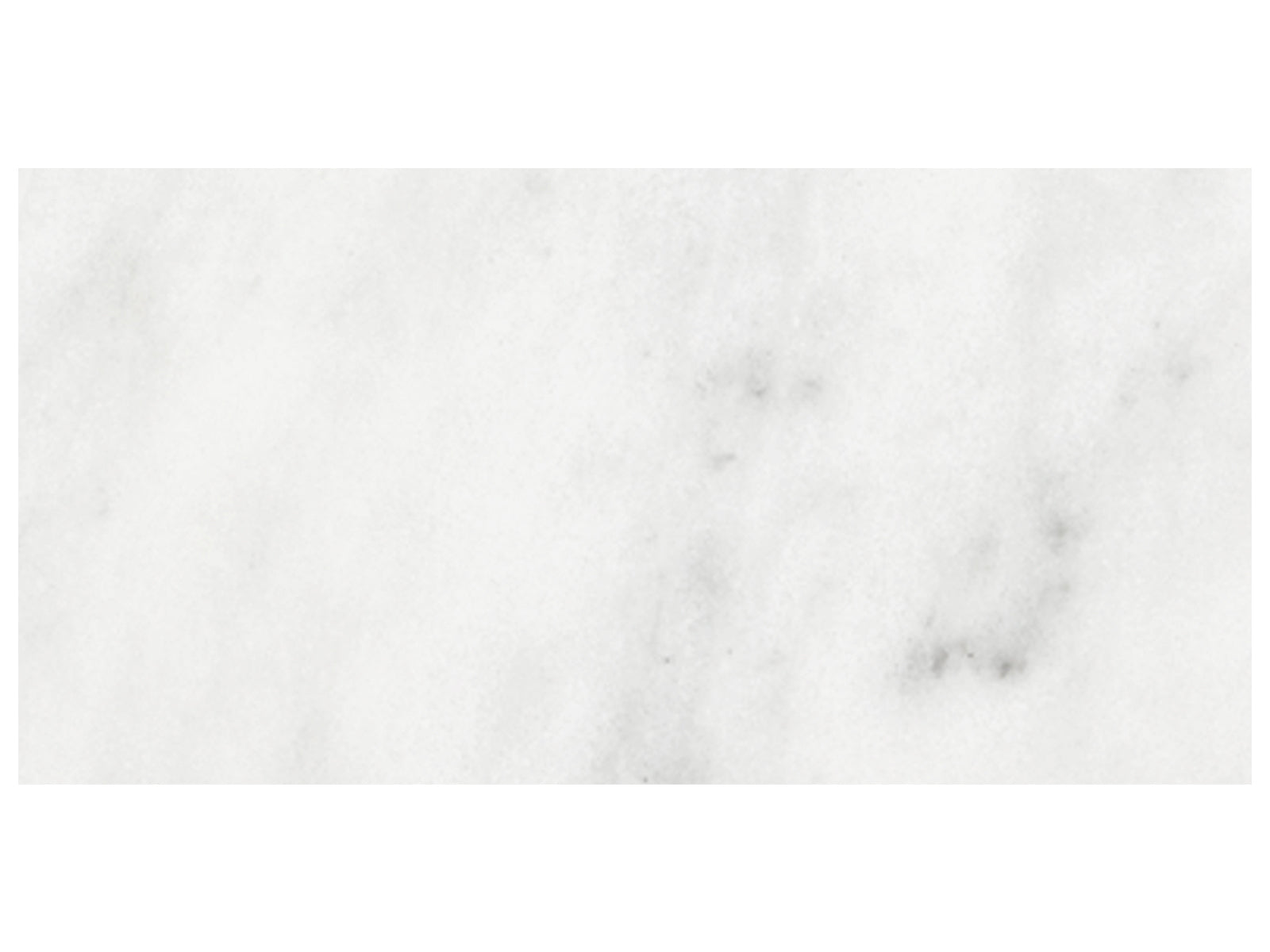 Anatolia - Bianco Venatino - Tuile de marbre, fini poli 7,5 x 15,1 cm (3 x 6 po)