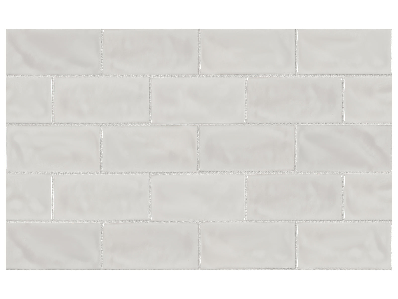 Anatolia - Marlow - Mist - Tuile murale lustrée 7,5 x 15 cm (3 x 6 po)