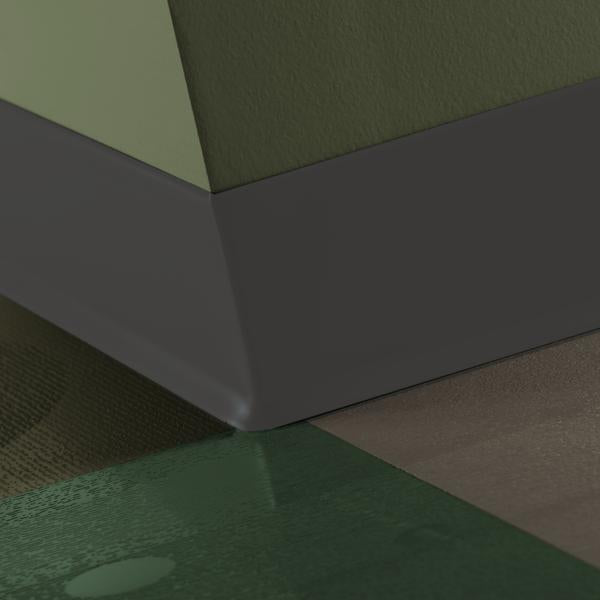 Tarkett - Caoutchouc Baseworks Thermoset #44 Dark Brown base murale 6" x 100'