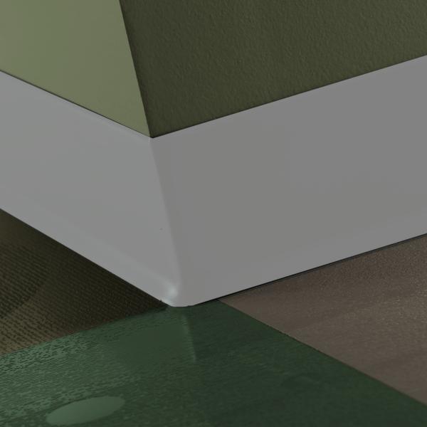 Tarkett - Caoutchouc Baseworks Thermoset #TA5 Colonial Grey base murale 6" x 100'