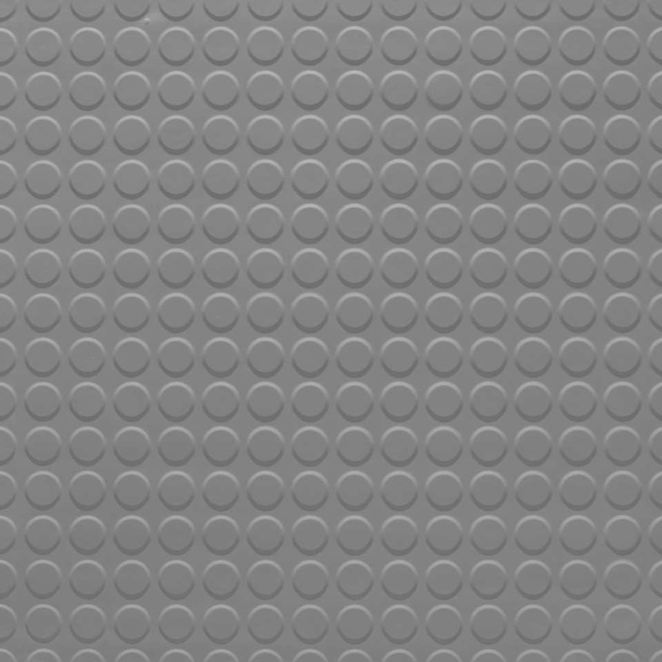 Tarkett - Solid Color - 1/8" Raised Round Solid #TA5 Colonial Grey - Tuiles de 24" x 24"