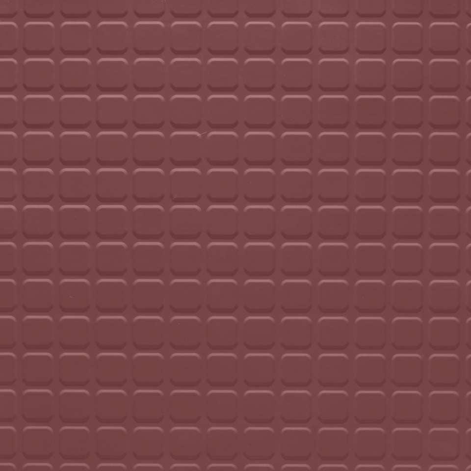 Tarkett - Solid Color - 1/8" Raised Square Solid #TB6 Flame - Tuiles de 24" x 24"
