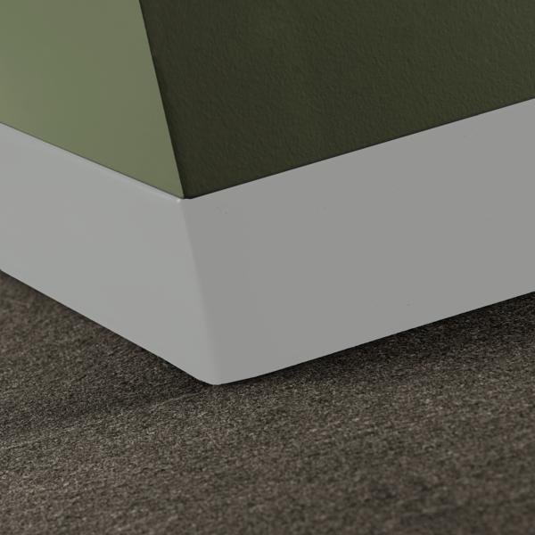 Tarkett - Caoutchouc Baseworks Thermoset #23 Vapor Grey sans pied base murale 4" x 120'