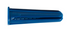 Prosol - Hold-Tite Fasteners - Ancrages en plastique bleues 6-8 x 3/4" (paquet de 100)