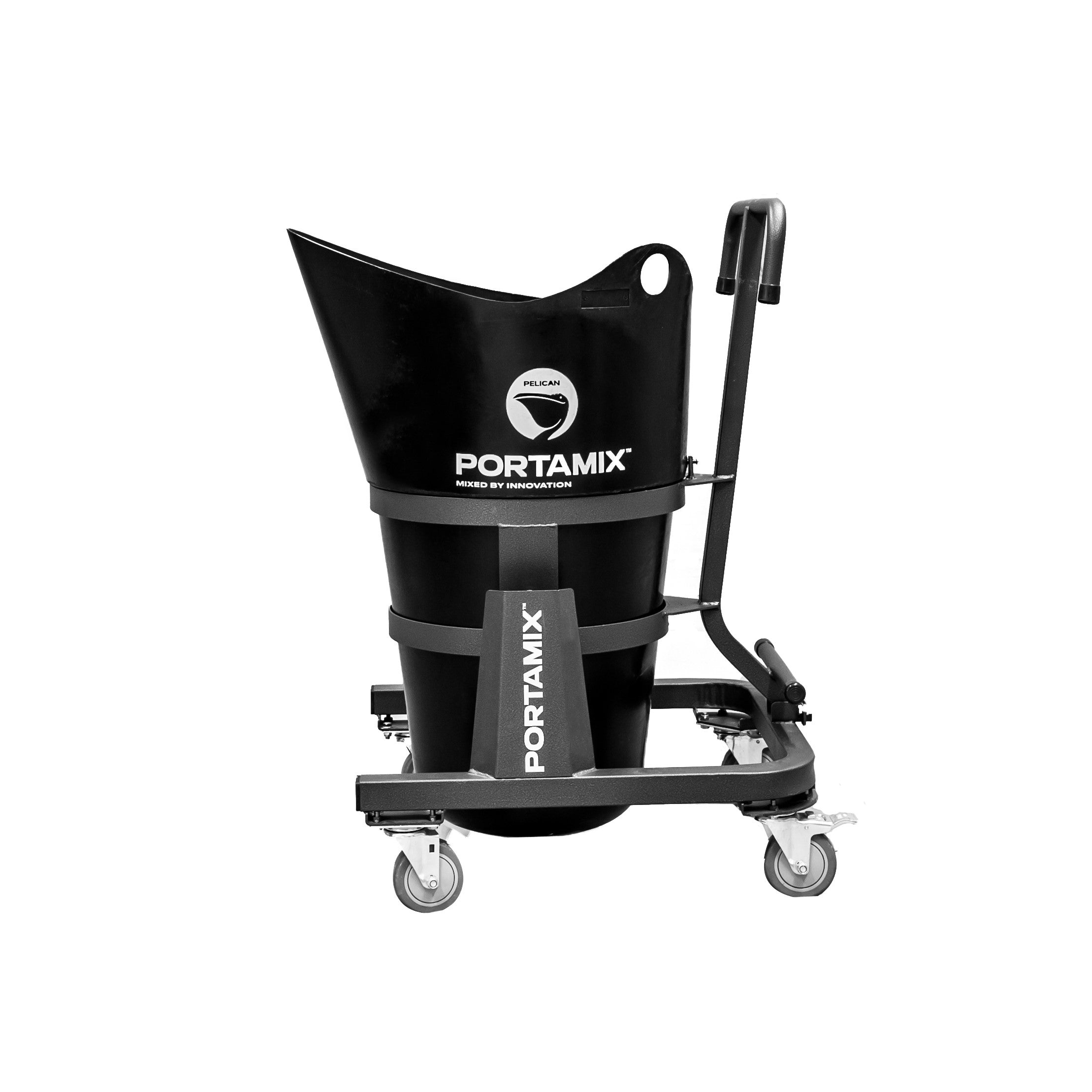 Portamix - Chariot Pélican 31-5/16" pour le transport et versement des composés