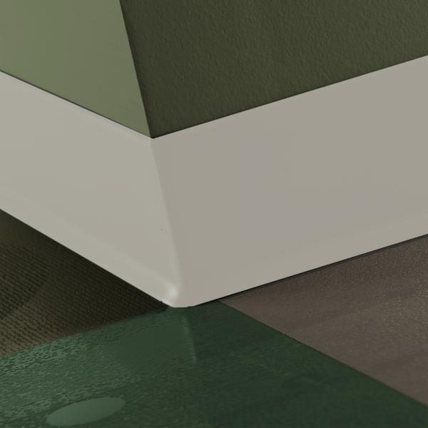Tarkett - Traditional Vinyl #24 Grey Haze coin extérieur 4" - 1/8" (paquet de 25)