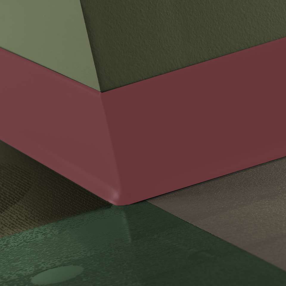 Tarkett - Vinyle Traditionnel 5/64" (type TV) - CB 163 4 X 120 .080 TOE Traditional Vinyl 4" .080 #163 Salsa - Wallbase 120'