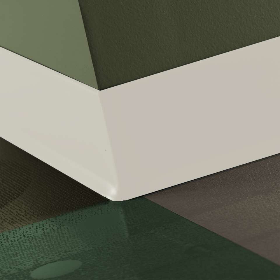 Tarkett - Vinyle Traditionnel 5/64" (type TV) - CB 68 4 X 120 .080 TOE Traditional Vinyl 4" .080 #68 White Sand - Wallbase 120'