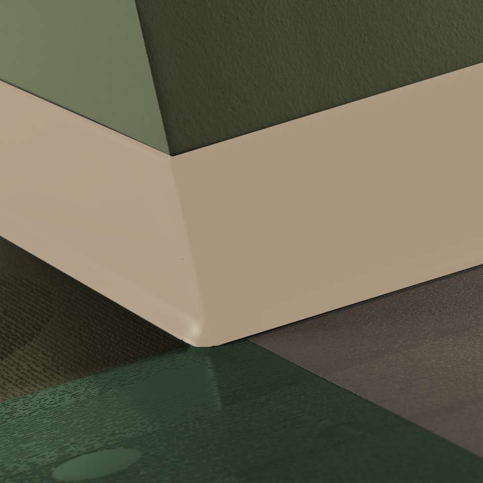 Tarkett - Vinyle traditionnel 1/8" (type TV) - 4" #129 Silk - Wallbase 120'