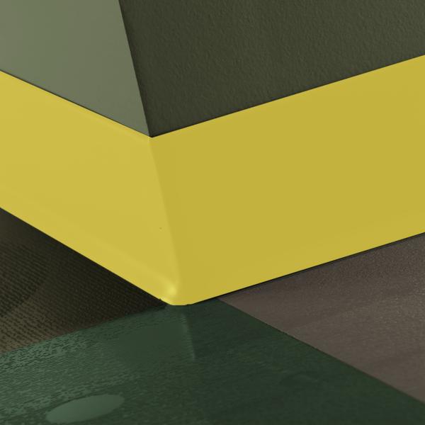 Tarkett - Traditional Vinyl #TG7 Canary base murale - 1/8" (vendu au pied linéaire)