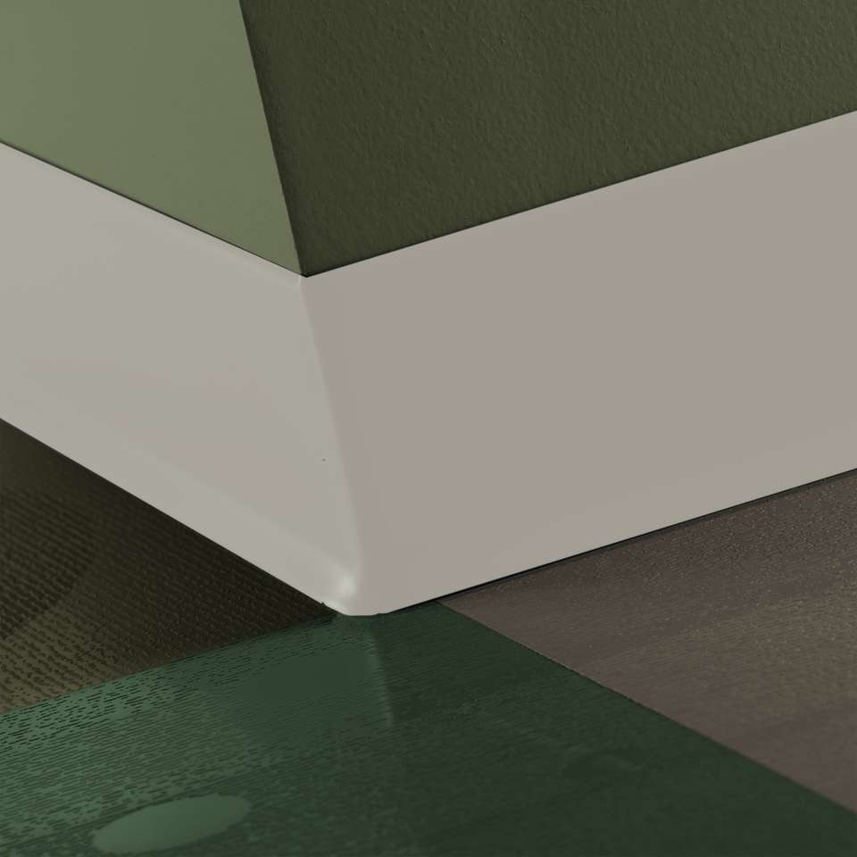 Tarkett - Vinyle traditionnel 1/8" (type TV) - 6" #24 Grey Haze - Wallbase 100'