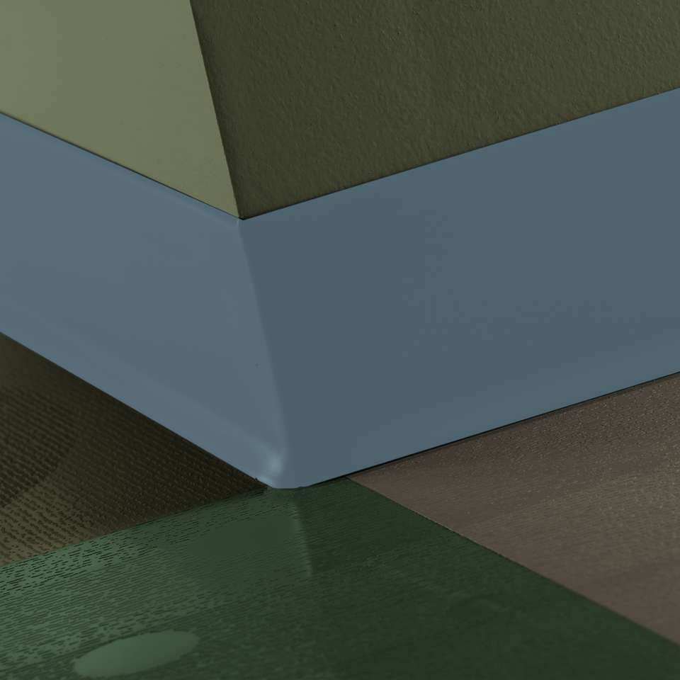 Tarkett - Vinyle traditionnel 1/8" (type TV) - 6" #58 Windsor Blue - Wallbase 100'
