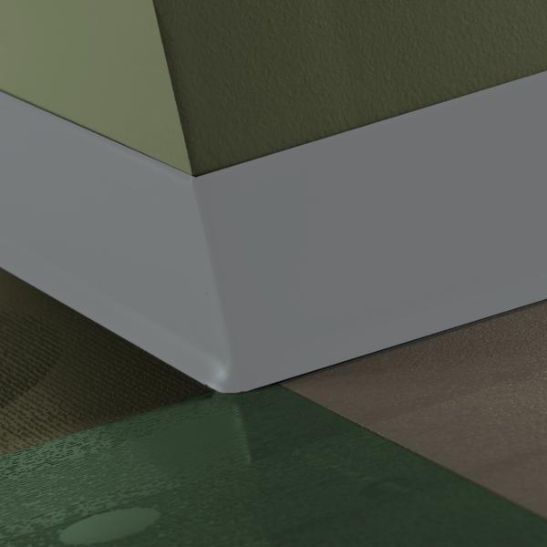 Tarkett - Traditional Vinyl #TG2 Shark Fin base murale 6" x 100' - 1/8"