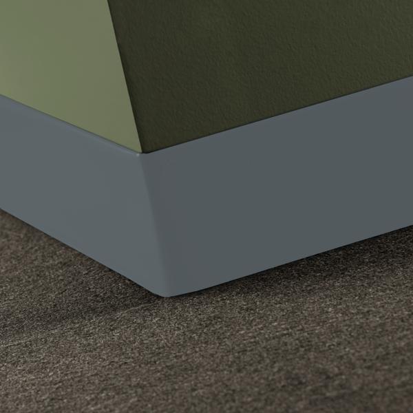 Tarkett - Traditional Vinyl #71 Storm Cloud sans pied base murale 2-1/2" x 120' - 1/16"