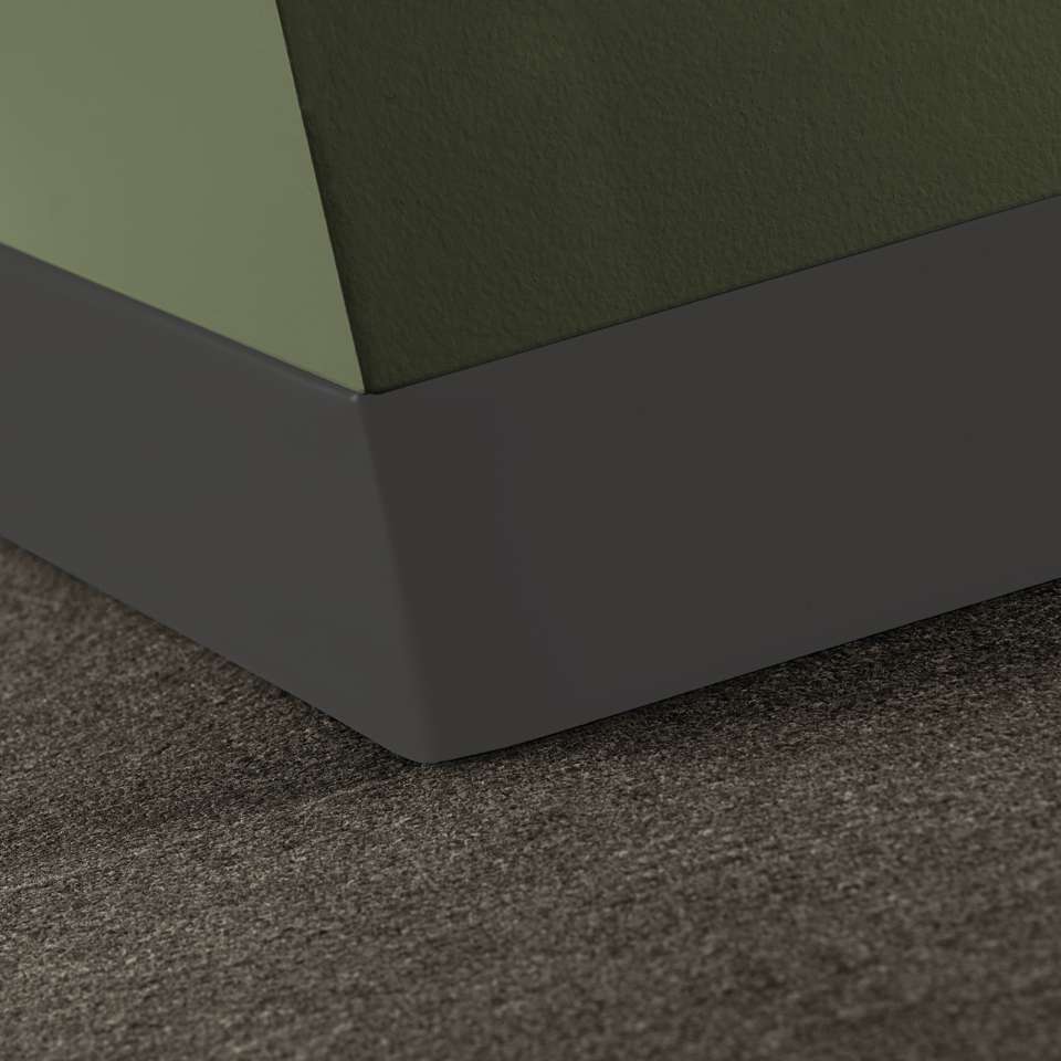 Tarkett - Vinyle traditionnel 1/8" (type TV) - 4" Toeless #44 Dark Brown - Wallbase 120'