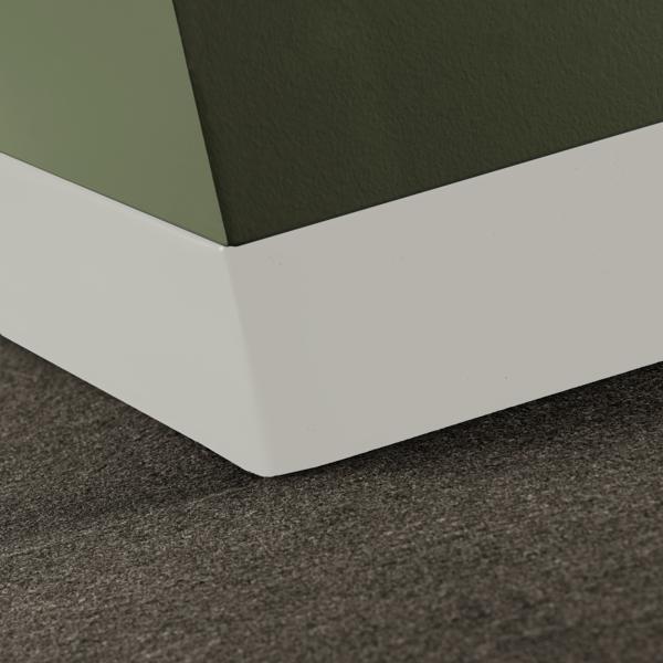 Tarkett - Traditional Vinyl #460 Cotton sans pied base murale 4" x 120' - 1/8"