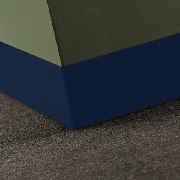 Tarkett - Traditional Vinyl #TH2 Blue Intensity sans pied base murale 4" x 120' - 1/8"