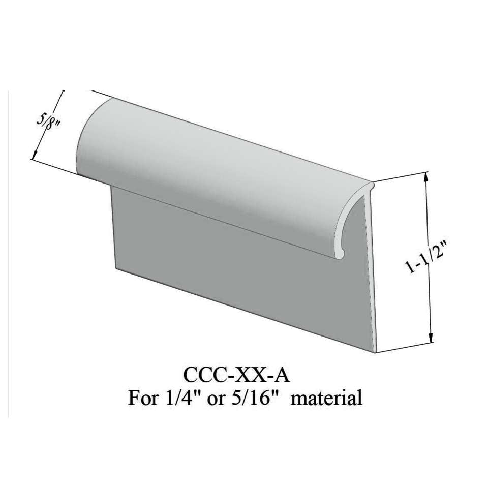 Tarkett - Cove Caps - CCC 21 A 9/32" inside dimension #21 Platinum 12'