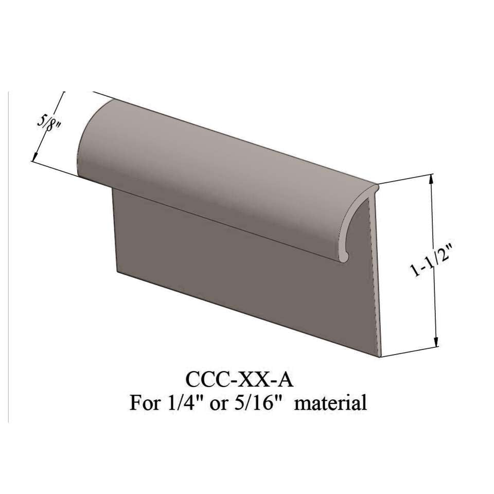 Tarkett - Cove Caps - CCC 76 A 9/32" inside dimension #76 Cinnamon 12'