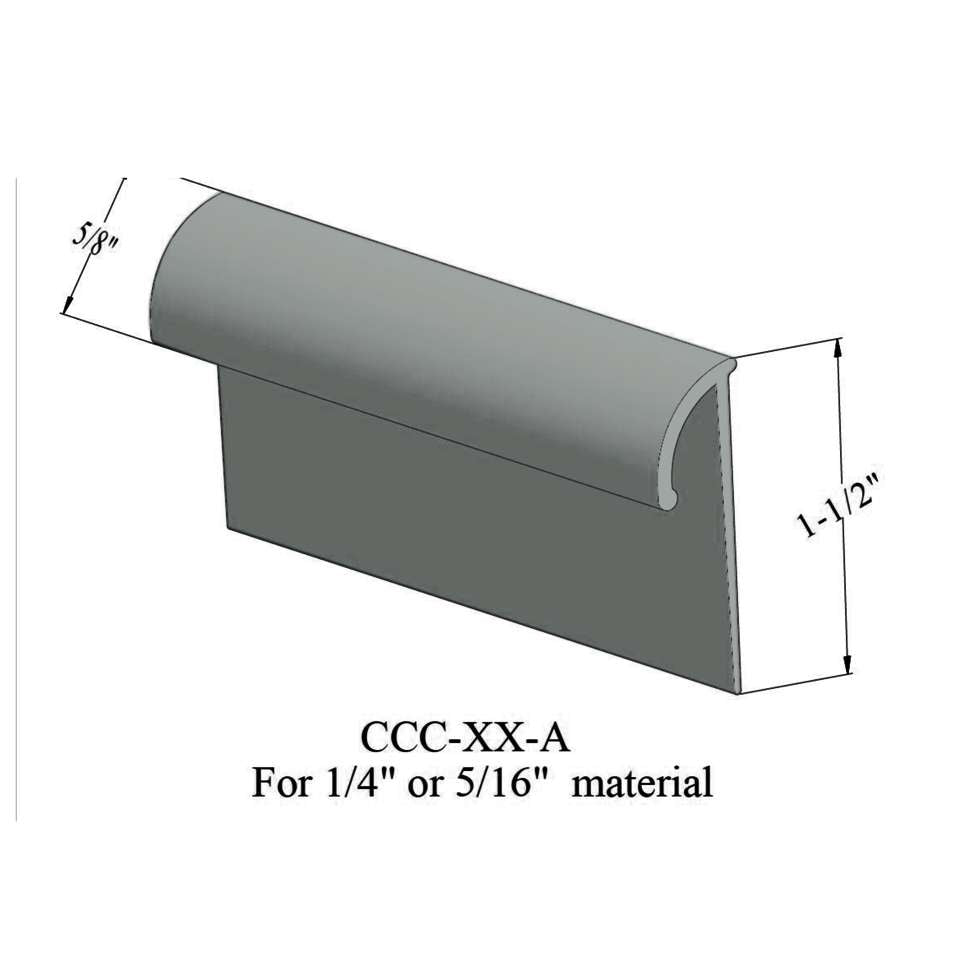 Tarkett - Cove Caps - CCC 86 A 9/32" inside dimension #86 Hunter Green 12'