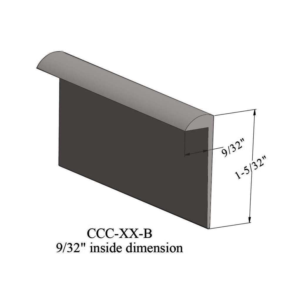 Tarkett - Cove Caps - CCC 167 B For 1/4" materials #167 Fudge 12'