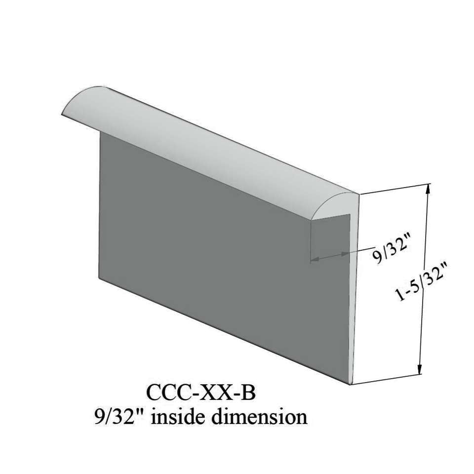 Tarkett - Cove Caps - CCC 21 B For 1/4" materials #21 Platinum 12'