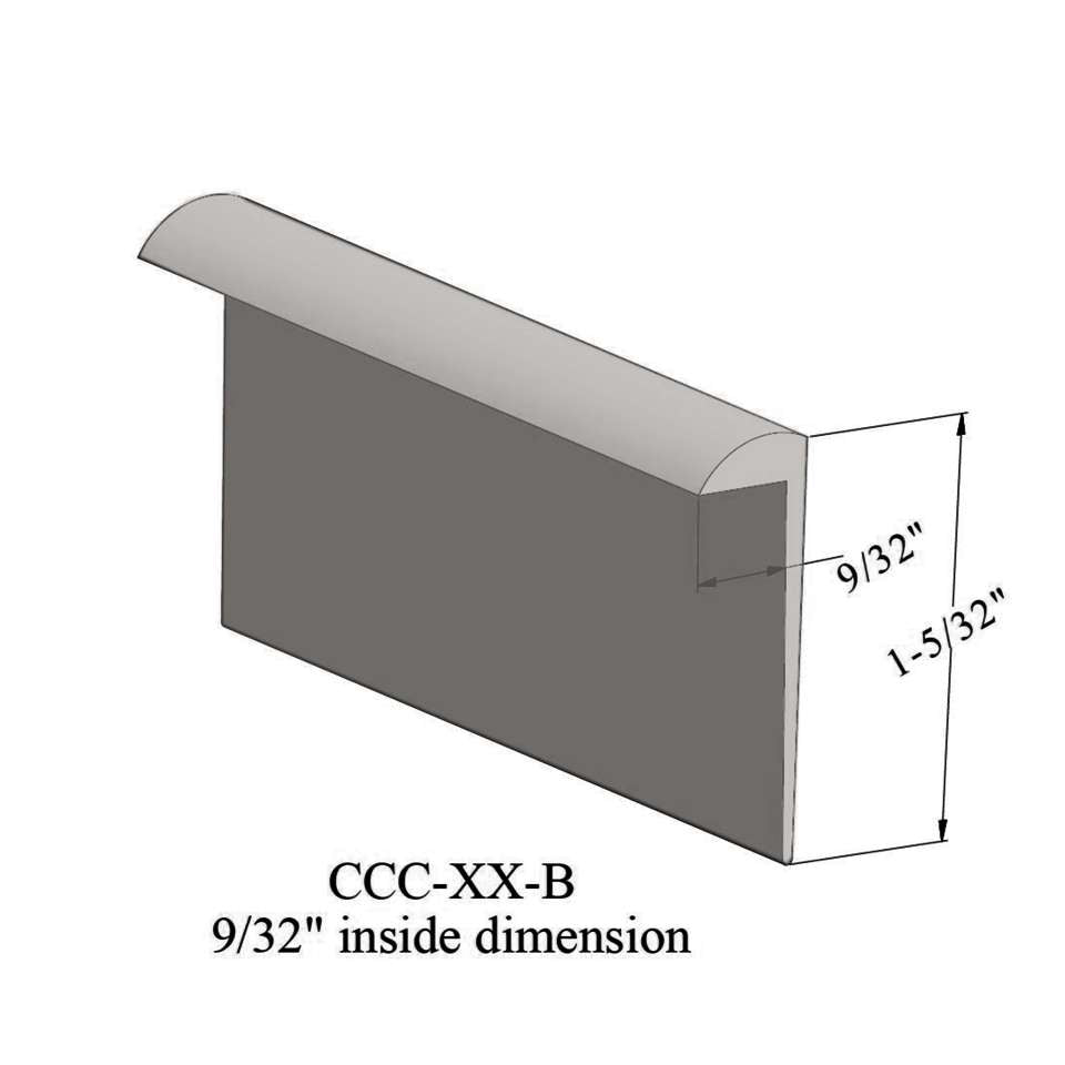 Tarkett - Cove Caps - CCC 55 B For 1/4" materials #55 Silver Grey 12'