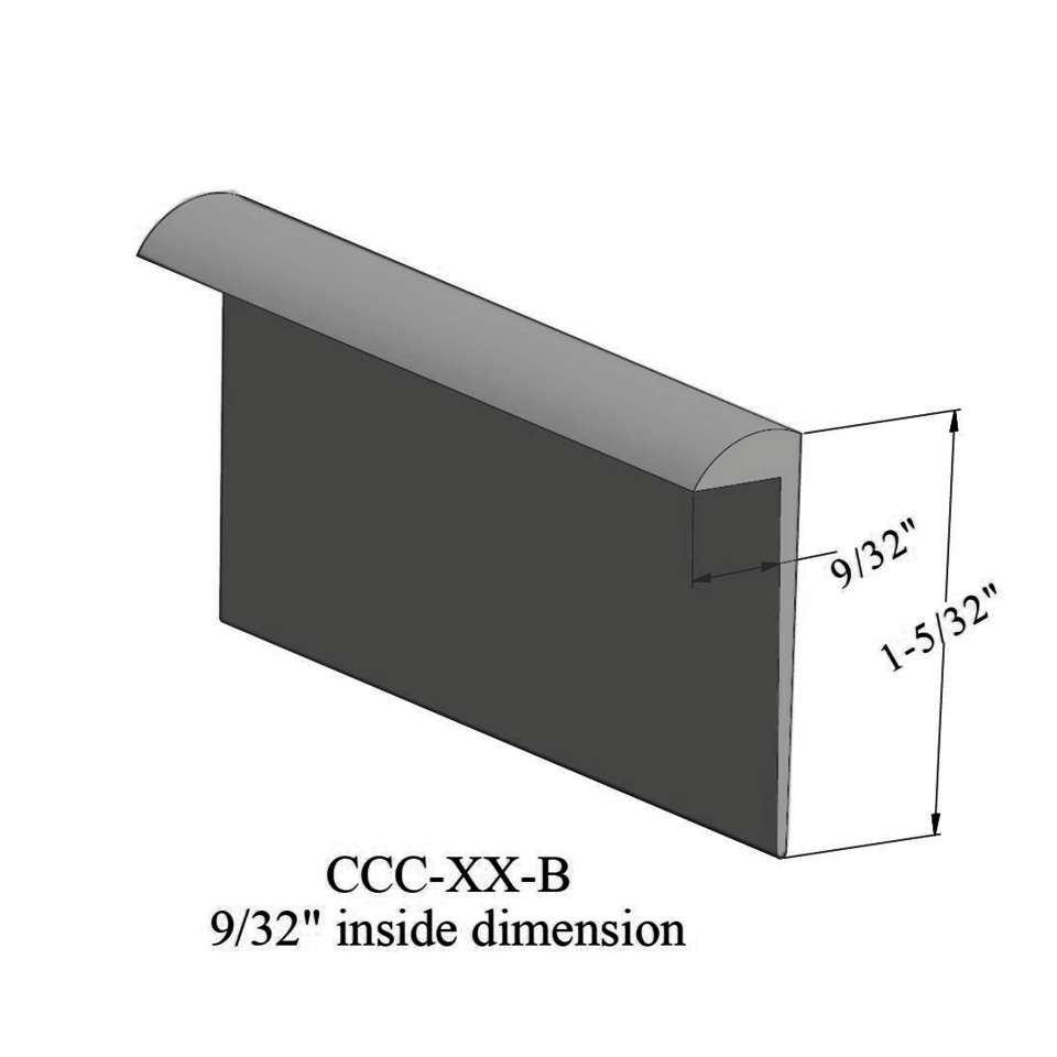Tarkett - Cove Caps - CCC 63 B For 1/4" materials #63 Burnt Umber 12'