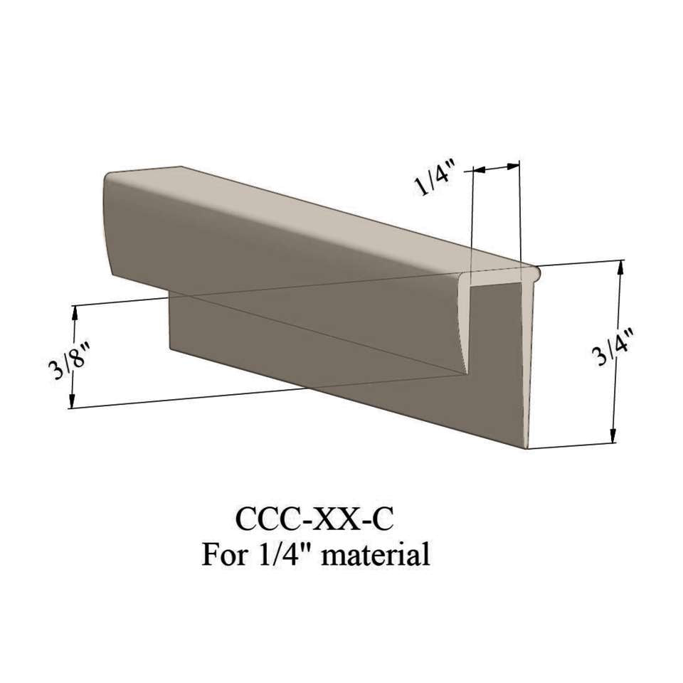 Tarkett - Cove Caps - CCC 49 C For .080" materials #49 Beige 12'