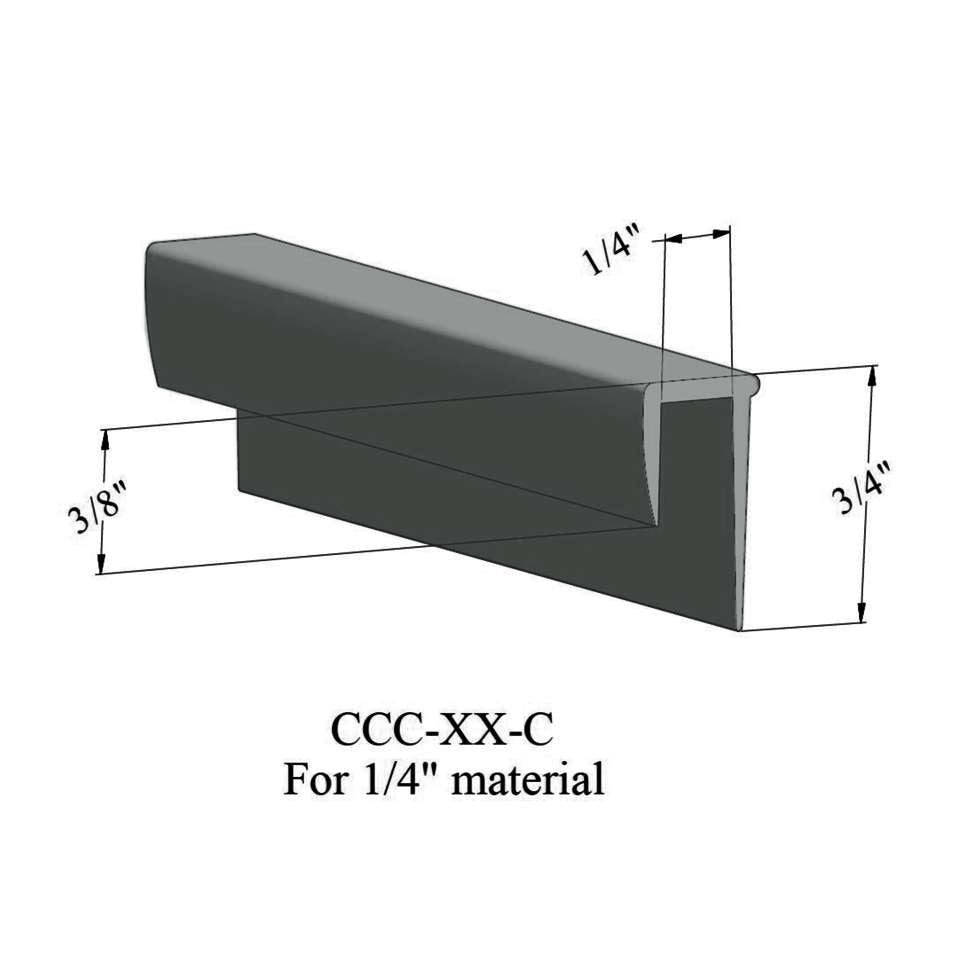 Tarkett - Cove Caps - CCC 86 C For .080" materials #86 Hunter Green 12'