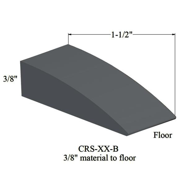 Tarkett - Vinyle Reducers #TA6 Bedrock 3/8" matériel au plancher 1-1/2" x 12'