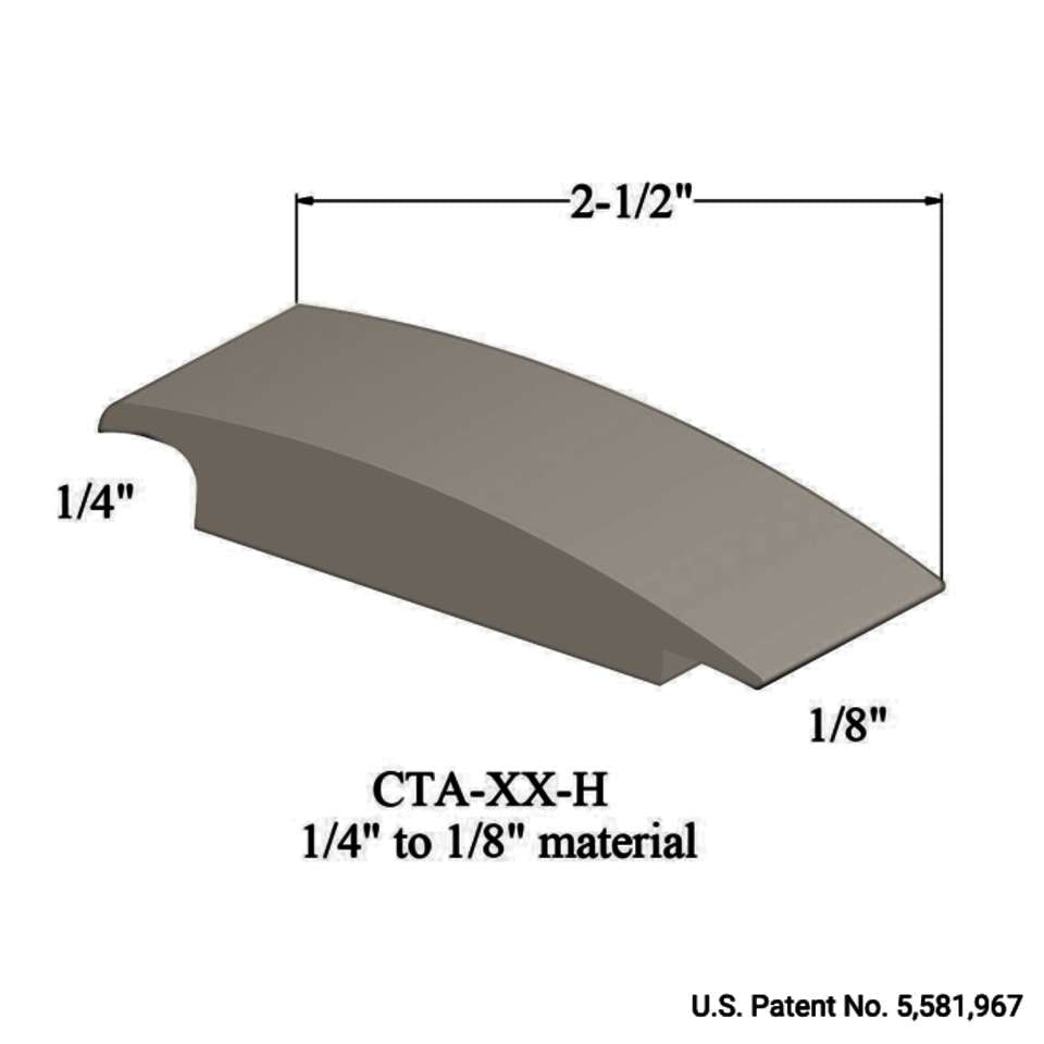 Tarkett - Wheeled Traffic Transitions - CTA 22 H 1/4" to 1/8" material #22 Pearl 12'