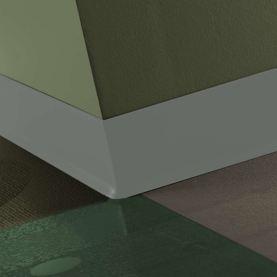 Tarkett - Caoutchouc thermoplastique Duracove 1/8" (type TP) - DC 282 2.5 X 120 1/8 TOE Duracove 2 1⁄2” #282 Vaporize - Wallbase 120'