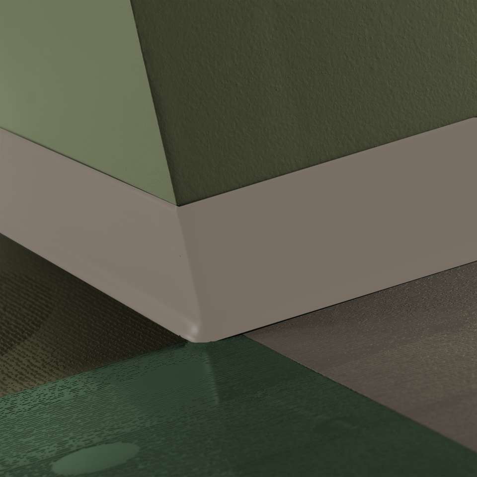 Tarkett - Caoutchouc thermoplastique Duracove 1/8" (type TP) - DC 80 2.5 X 120 1/8 TOE Duracove 2 1⁄2” #80 Fawn - Wallbase 120'