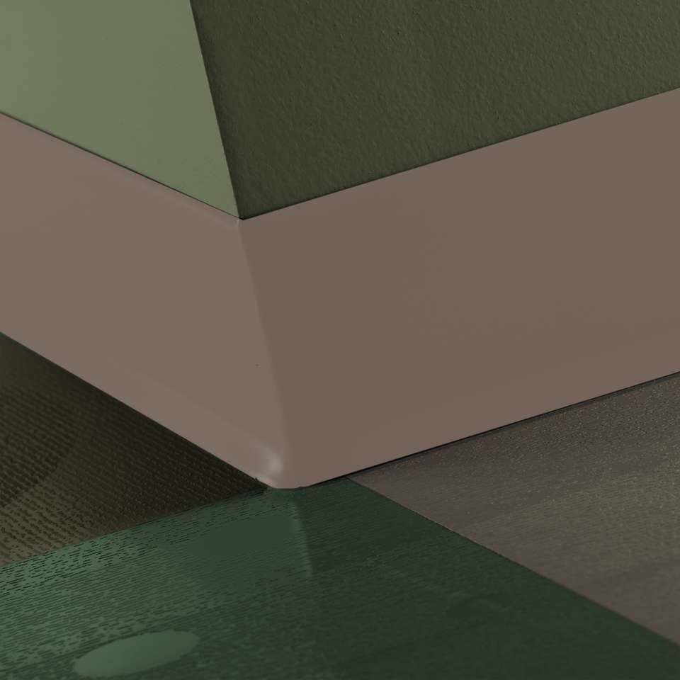 Tarkett - Tarkett - Caoutchouc thermoplastique Duracove 1/8" (type TP) - DC 107 4 X 120 1/8 TOE Duracove 4" #107 Neutrality - Wallbase 120'