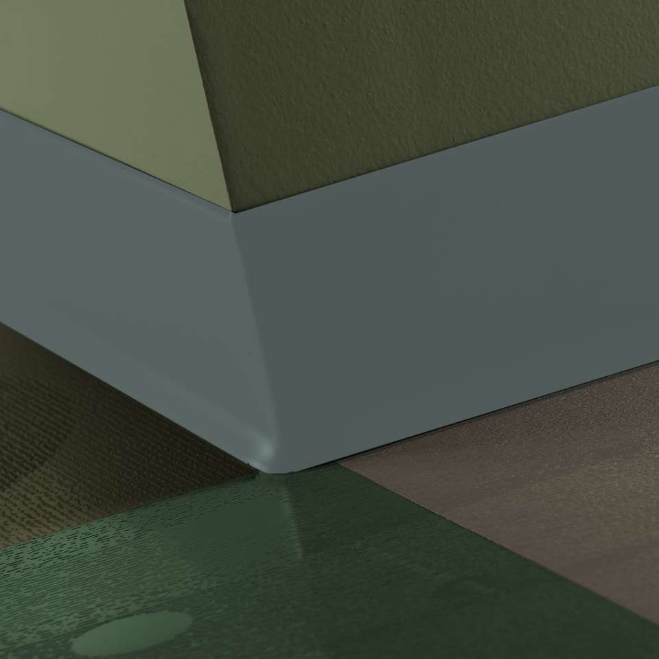 Tarkett - Caoutchouc thermoplastique Duracove 1/8" (type TP) - DC TG6 4 X 120 1/8 TOE Duracove 4" #TG6 Mink - Wallbase 120'