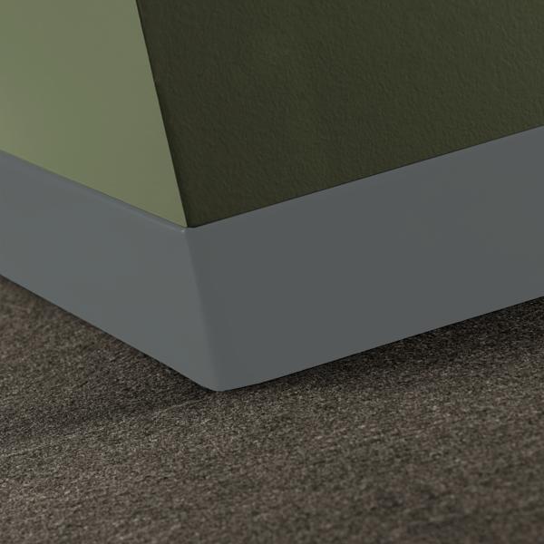 Tarkett - Plinthe en caoutchouc Duracove Thermoplastic Rubber 1/8" (Type TP) TOE Duracove #VL4 Cool Metal - 1/8" (3 mm) x 4" x 120'