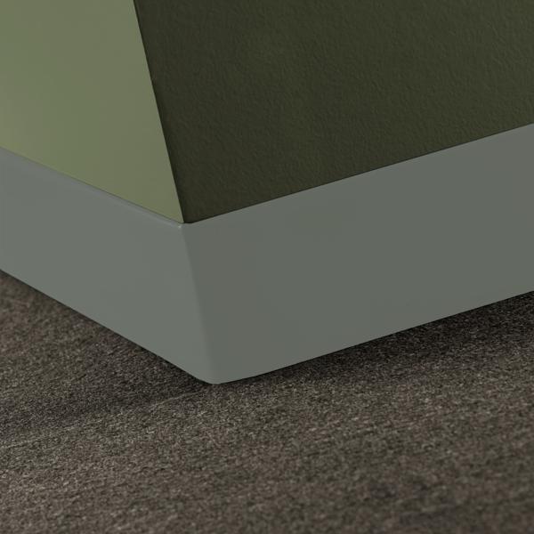 Tarkett - Plinthe en caoutchouc Duracove Thermoplastic Rubber 1/8" (Type TP) TOE Duracove #VM4 Green Smoke - 1/8" (3 mm) x 4" x 120'