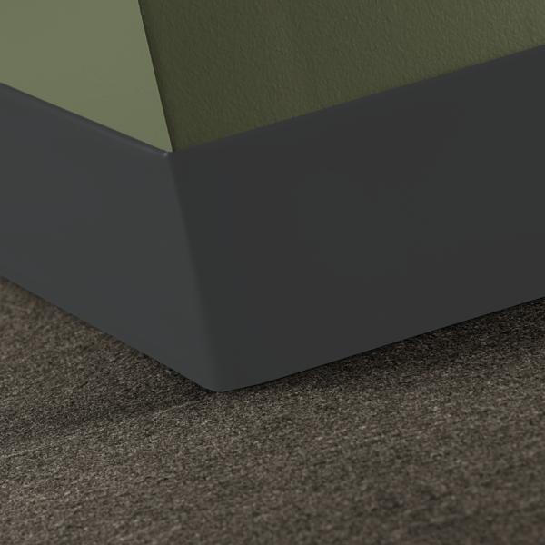 Tarkett - Plinthe en caoutchouc Duracove Thermoplastic Rubber 1/8" (Type TP) TOE Duracove #40 Black - 1/8" (3 mm) x 4-1/2" x 120'