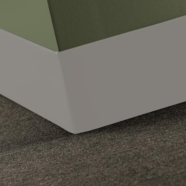 Tarkett - Plinthe en caoutchouc Duracove Thermoplastic Rubber 1/8" (Type TP) TOE Duracove #55 Silver Grey - 1/8" (3 mm) x 4-1/2" x 120'