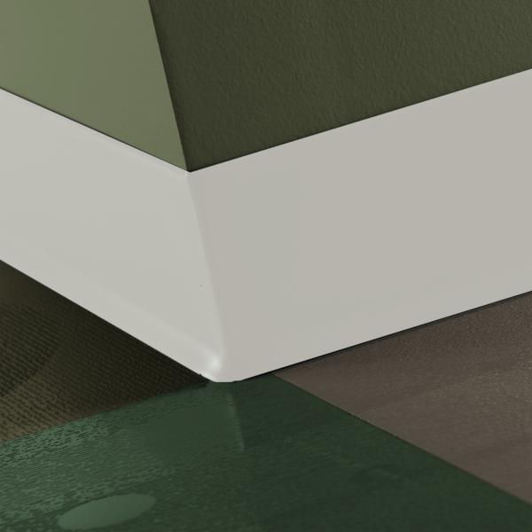 Tarkett - Coin extérieur de plinthe en caoutchouc à 90° Duracove Thermoplastic Rubber (Type TP) #460 Cotton - 6" (152 mm) (paquet de 25) (paquet de 25)