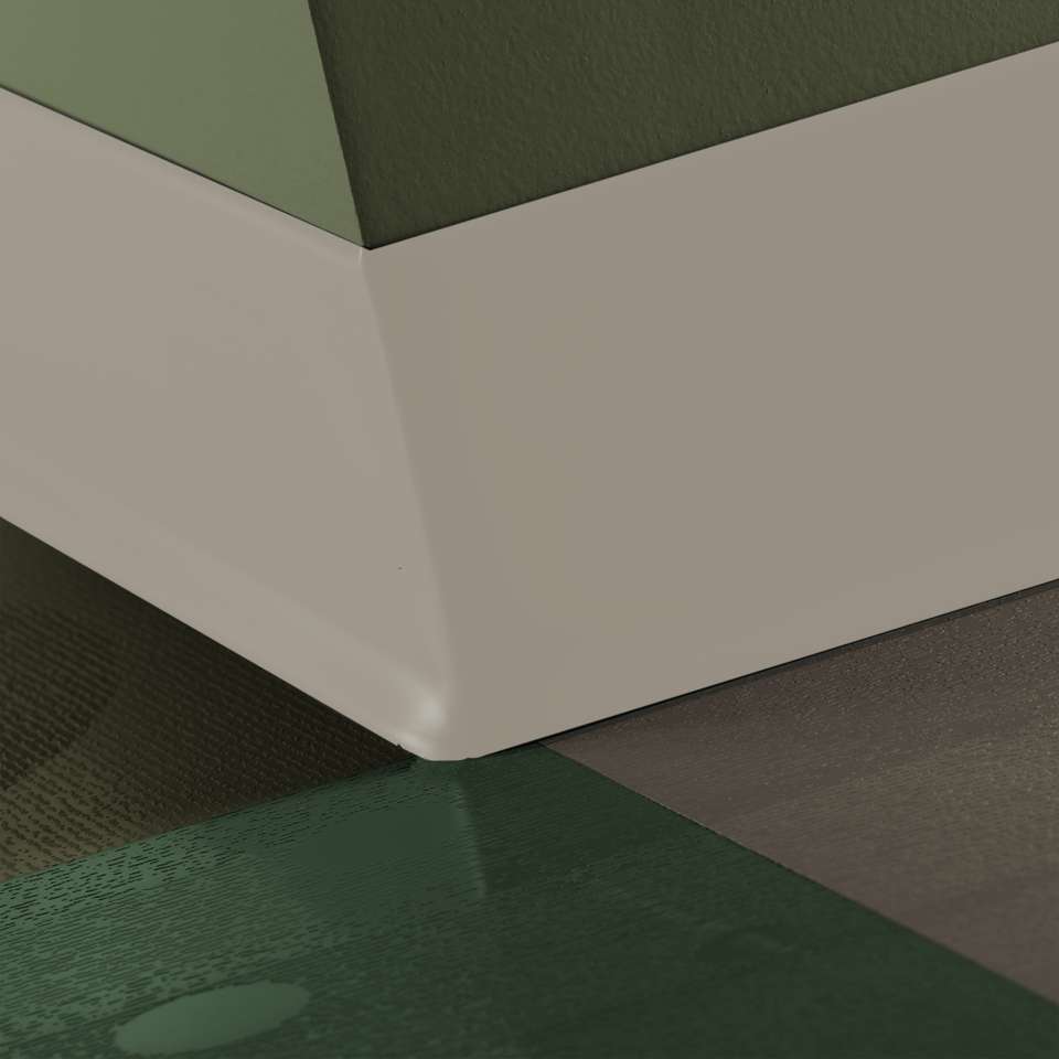Tarkett - Caoutchouc thermoplastique Duracove 1/8" (type TP) - DC 31 6 X 100 1/8 TOE Duracove 6" #31 Zephyr - Wallbase 100'