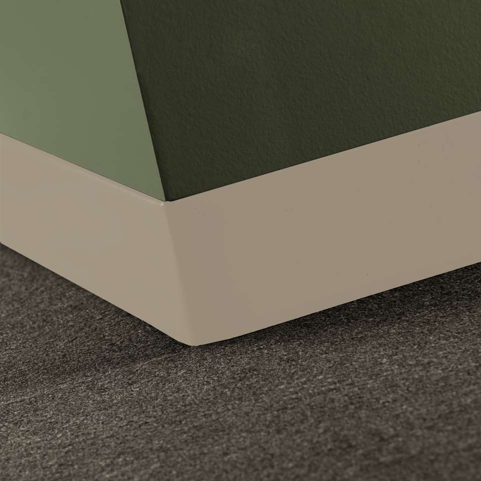 Tarkett - Caoutchouc thermoplastique Duracove 1/8" (type TP) - DCT 09 2.5 X 120 1/8 TOELESS Duracove 2 1⁄2” Toeless #9 Clay - Wallbase 120'