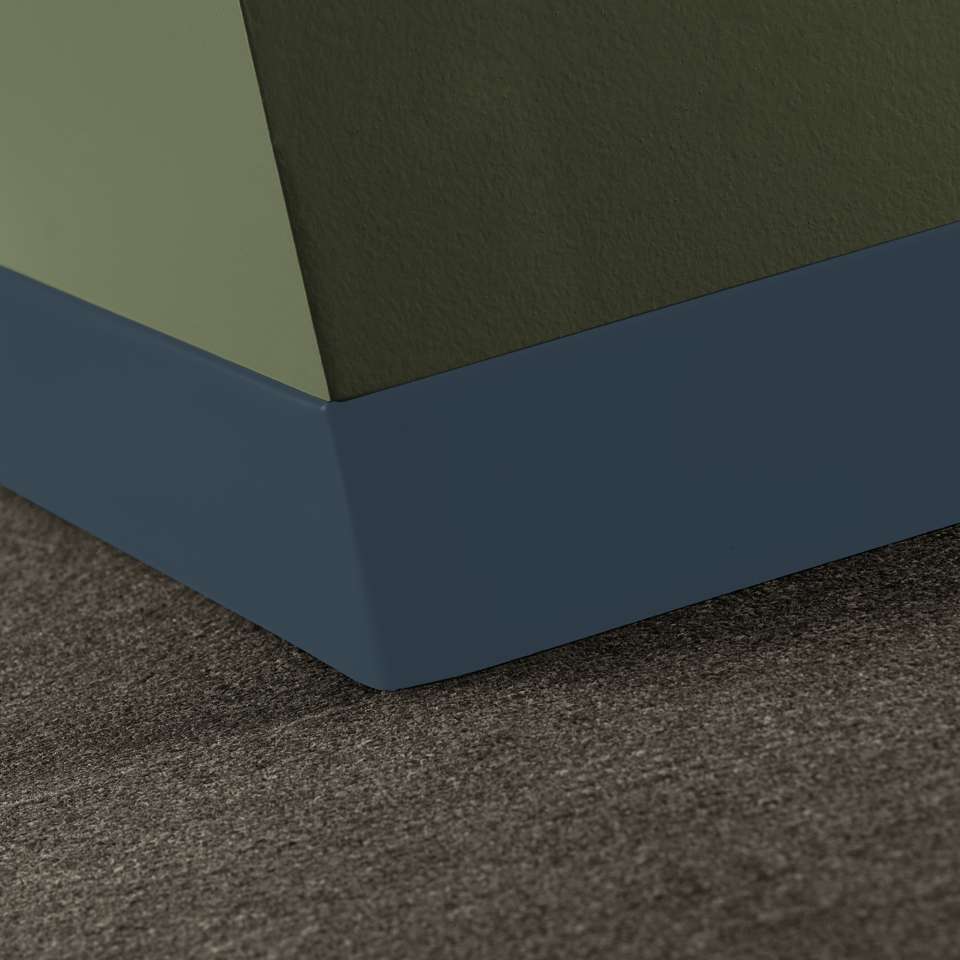 Tarkett - Caoutchouc thermoplastique Duracove 1/8" (type TP) - DCT 18 2.5 X 120 1/8 TOELESS Duracove 2 1⁄2” Toeless #18 Navy Blue - Wallbase 120'