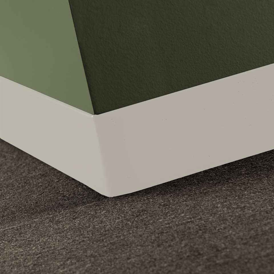 Tarkett - Caoutchouc thermoplastique Duracove 1/8" (type TP) - DCT 27 2.5 X 120 1/8 TOELESS Duracove 2 1⁄2” Toeless #27 Mist - Wallbase 120'