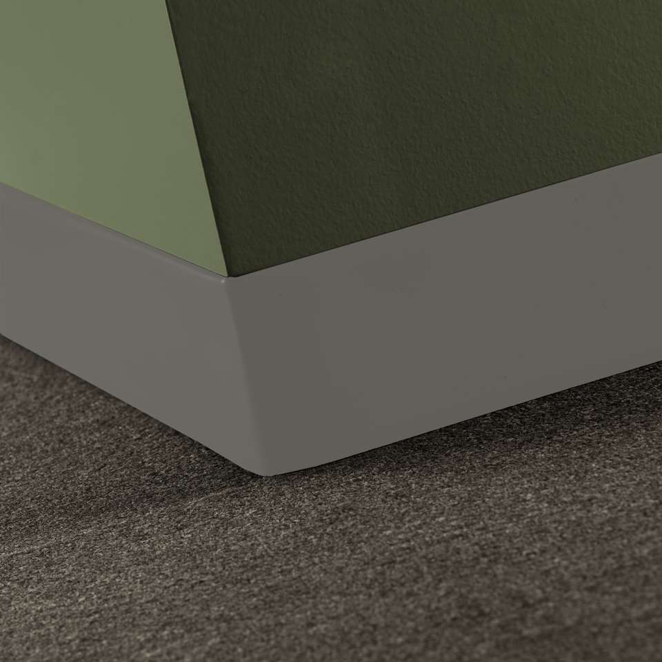Tarkett - Caoutchouc thermoplastique Duracove 1/8" (type TP) - DCT 29 2.5 X 120 1/8 TOELESS Duracove 2 1⁄2” Toeless #29 Moon Rock - Wallbase 120'