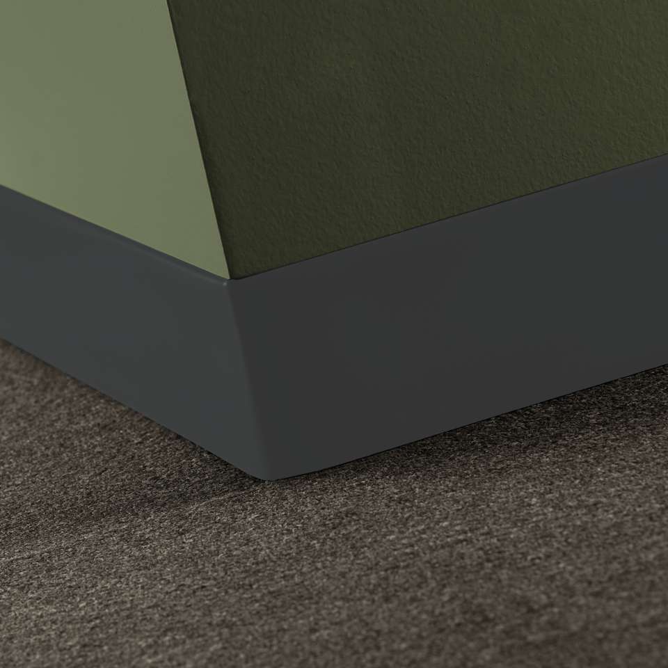 Tarkett - Caoutchouc thermoplastique Duracove 1/8" (type TP) - DCT 40 2.5 X 120 1/8 TOELESS Duracove 2 1⁄2” Toeless #40 Black - Wallbase 120'