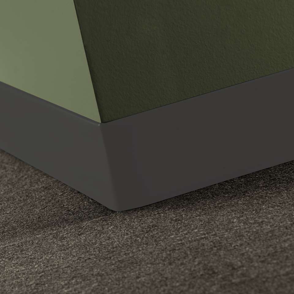 Tarkett - Caoutchouc thermoplastique Duracove 1/8" (type TP) - DCT 44 2.5 X 120 1/8 TOELESS Duracove 2 1⁄2” Toeless #44 Dark Brown - Wallbase 120'