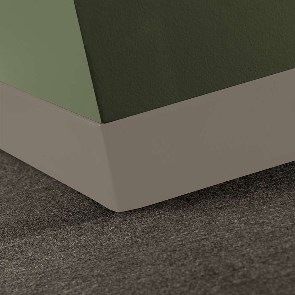 Tarkett - Caoutchouc thermoplastique Duracove 1/8" (type TP) - DCT 80 2.5 X 120 1/8 TOELESS Duracove 2 1⁄2” Toeless #80 Fawn - Wallbase 120'
