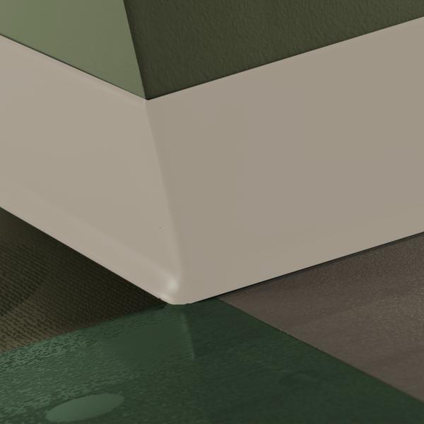 Caoutchouc Duracove #TA3 Castaway sans pied base murale 4"  (vendu au pied linéaire)